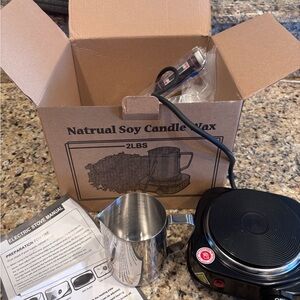 Electric Stove with Candle Making Kit